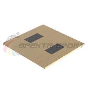 Купить Помост тяжелоатлетический 3х3х0,1м, рез. амортизаторы 1х0,5х0,04м в Нюрбе 