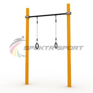 Купить Турник классический для занятий Воркаут с кольцами SP WRK-07 + Rings_76mm в Нюрбе 